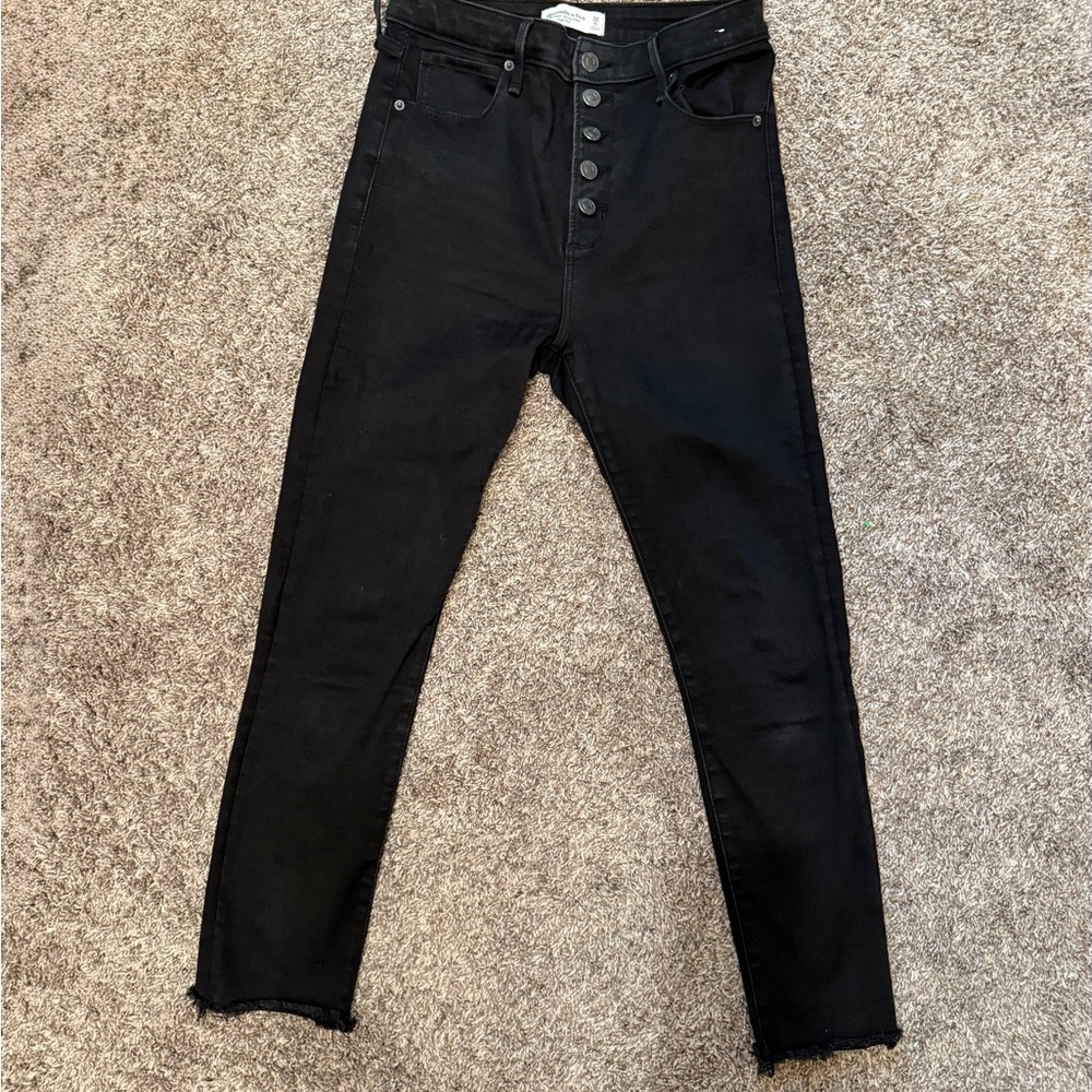 Abercrombie and Fitch the Skinny High Rise Button Fly